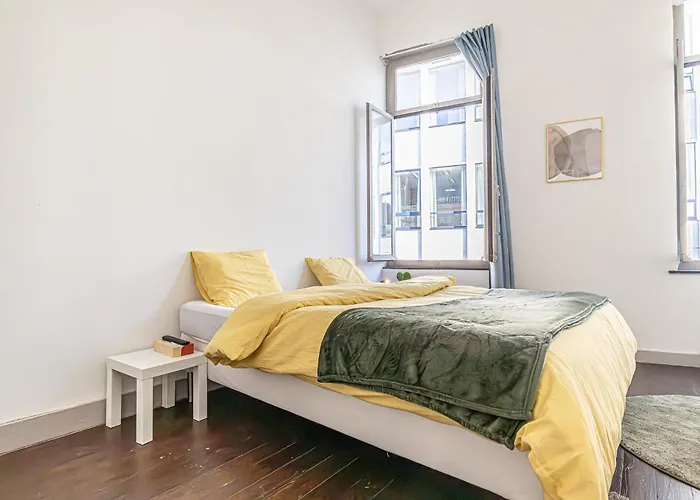 Lovely Rooms With View At Vibrant Ghent, Breezy Balcony