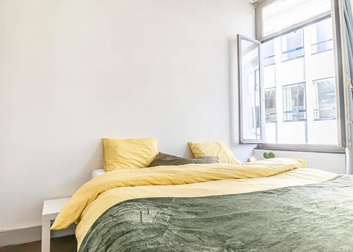 Lovely Rooms With View At Vibrant Ghent, Breezy Balcony